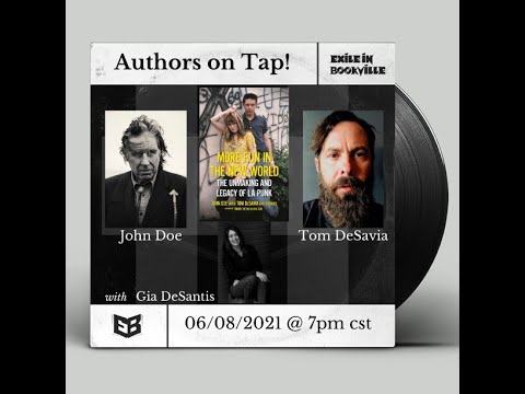 Authors on Tap:  John Doe and Tom DeSavia with Gia DeSantis