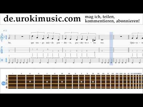 Banjo Lernen (Irischer Tenor) Besame Mucho Tabulatur Teil#2 um-b995