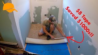 $8 Patch Tape Saved $1000s with a DIY Carpet Repair just like a Pro!