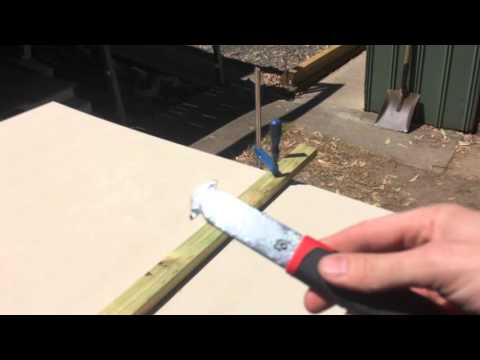 Cutting Fibre Cement Board (or Blue Board)