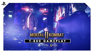Mortal Kombat 11 | Terminator T-800 Gameplay | PS5 4K HDR | NO COMMENTARY |