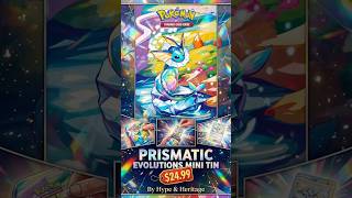 #Pokemon Prismatic Evolutions Mini Tin #Pokemoncards #pokemontcg #pokemonchannel