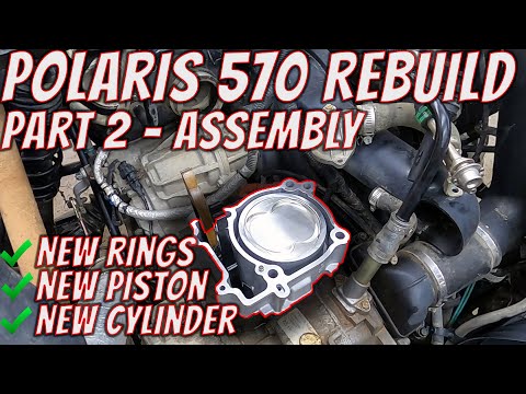 Polaris Sportsman Ace 570 Rebuild - Part 2 - Assembly - New top end
