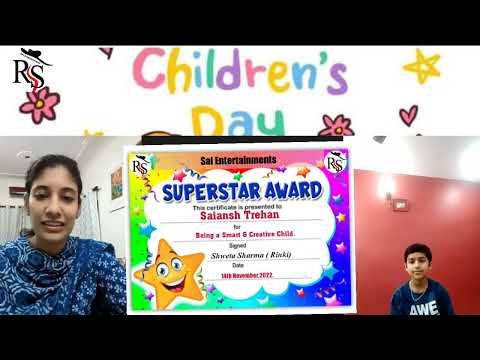 Kaveri & Saiansh || An interactive Session || Children 's Day special