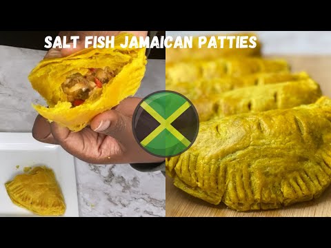 HOW TO MAKE SALT FISH PATTIES | JAMAICAN PATTIES |...