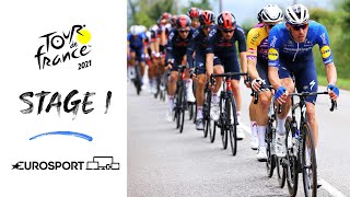 2021 Tour de France - Stage 1 Highlights  Cycling 