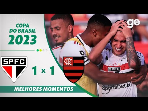 Gols e lances de São Paulo x Flamengo