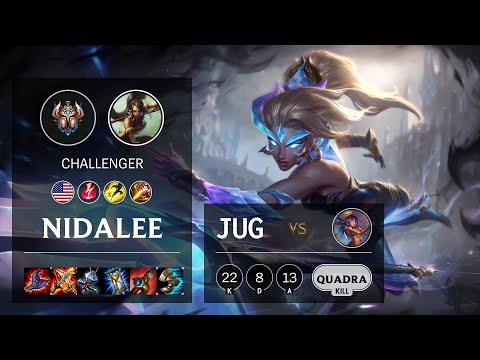 Nidalee Jungle vs Lillia - NA Challenger Patch 10.19