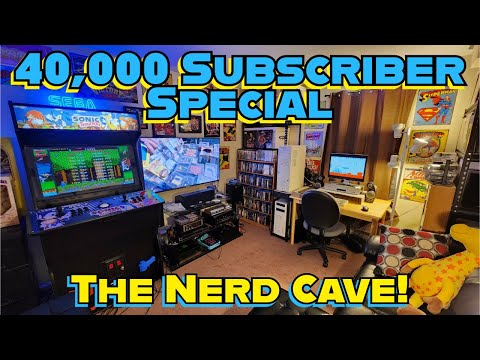 40,000 Subscriber Special: The Nerd Cave! Toys, Comic Books, Video Games, Computers & More!
