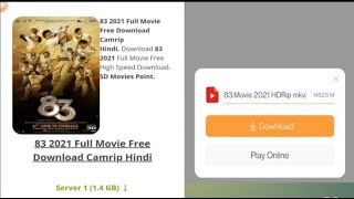 How to download 83 movie| Kaise Download Kare 83 Movie HD  How To Download 83 Movie IN Hindi 1080p
