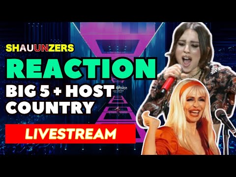 LIVE REACTION BIG 5 + HOST COUNTRY | Eurovision Song Contest 2024 | SHAUUNZERS
