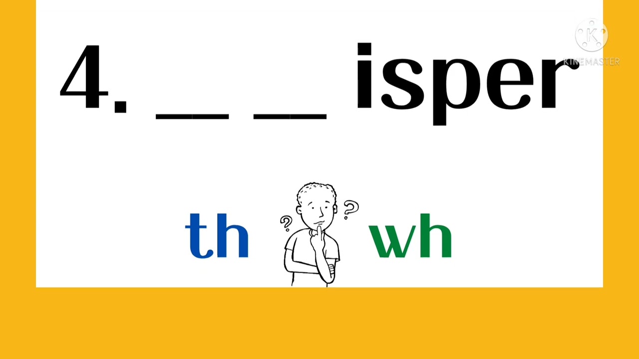 Digraphs Quiz - th, wh