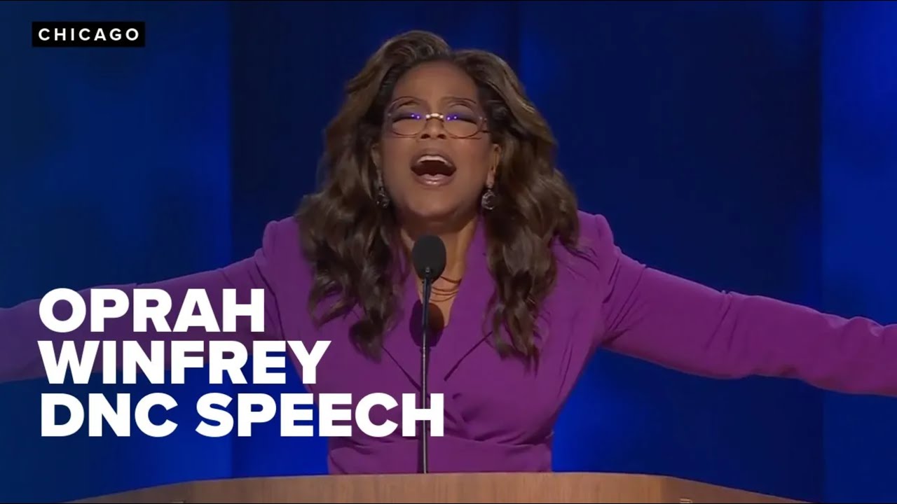 Oprah Winfrey talks bodily autonomy, voting as an independent for Kamala Harris at DNC