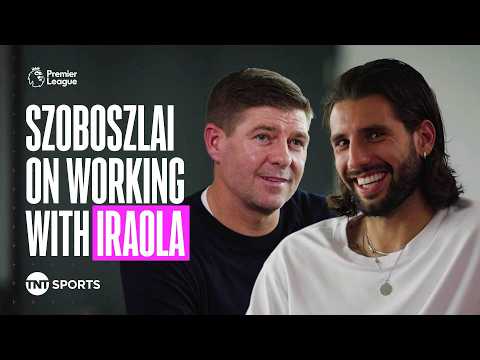 EXCLUSIVE: Steven Gerrard Meets Dominik Szoboszlai 👀