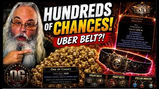 I Spent HUNDREDS of Orbs of Chance Chasing UBER BELTS! | PoE2