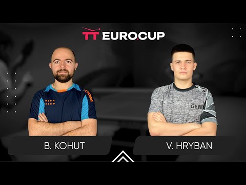 17:35 Bohdan Kohut - Vadym Hryban 16.05.2024 TT Euro.Cup Ukraine Elite. TABLE 3