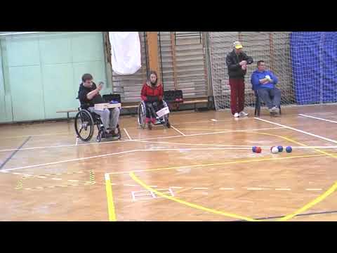Boccia Magyar Bajnokság 2022.11.27. Elődöntő Szabó Alexandra vs. Berkes Gergő (BC4)