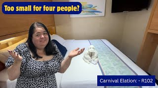 Carnival Elation Interior Cabin Tour | Is This 25-Year-Old Room Still Worth It?