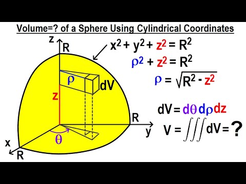 Calculus 3 Ch 13 1 Triple Integrals 1 of TBD Volume of a Sphere Using Spherical Coordinates