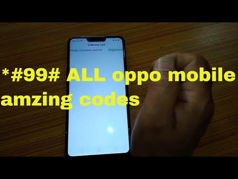 All Oppo mobile hidden codes