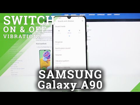 Change Vibration Settings – Vibration Feature on SAMSUNG Galaxy A90