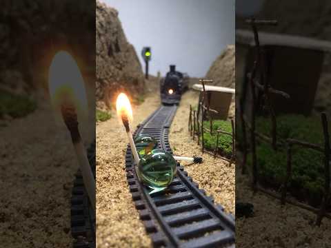 TRAIN HIT THAT THE GLASS BALL & FIRE STICKS 😱😱🧨