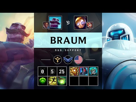 Braum Support vs Blitzcrank - NA Diamond Patch 25.15