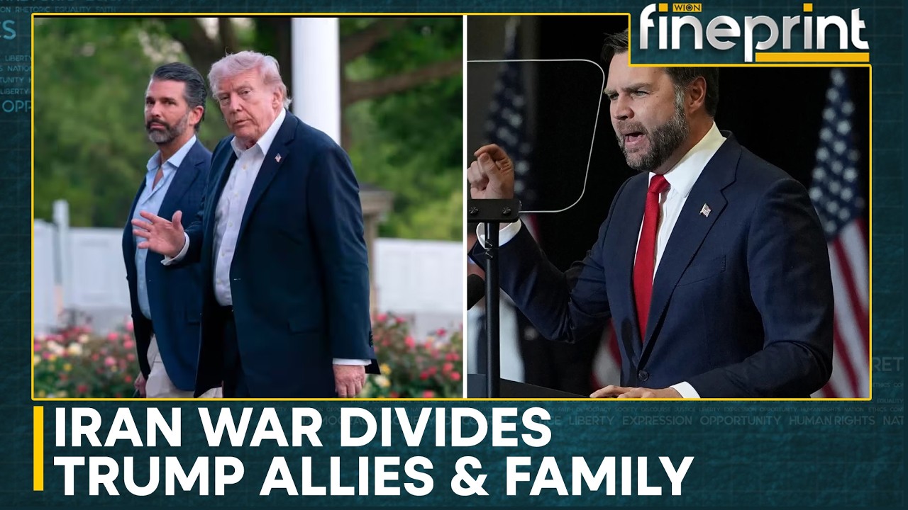 Report: President's Son Opposed Iran War From The Outset | WION Fineprint