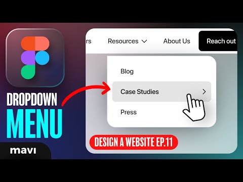 Design a WEBSITE IN FIGMA ep 01 The HEADER MENU