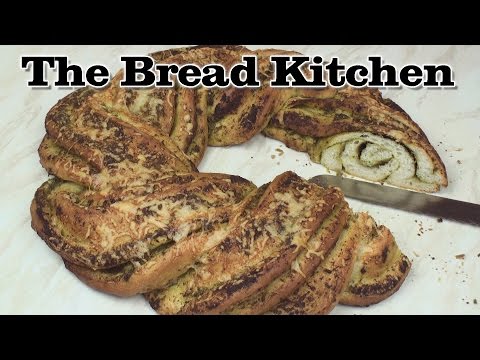 Braided Pesto Bread Ring Recipe in The Bread Kitchen