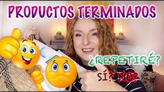 PRODUCTOS TERMINADOS PARTE 1. Vamos a ver qué productos usé durante el verano! #terminados #acabados