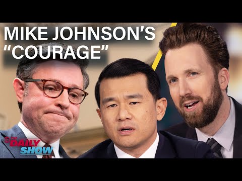 Mike Johnson's "Courage" On Ukraine Aid Bill & Tennessee Arms Its Teachers | The Daily Show