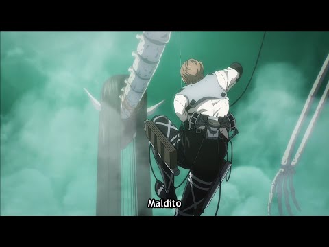Jean explode cabeça do Eren Titã Fundador (LEGENDADO) Attack on Titan Final