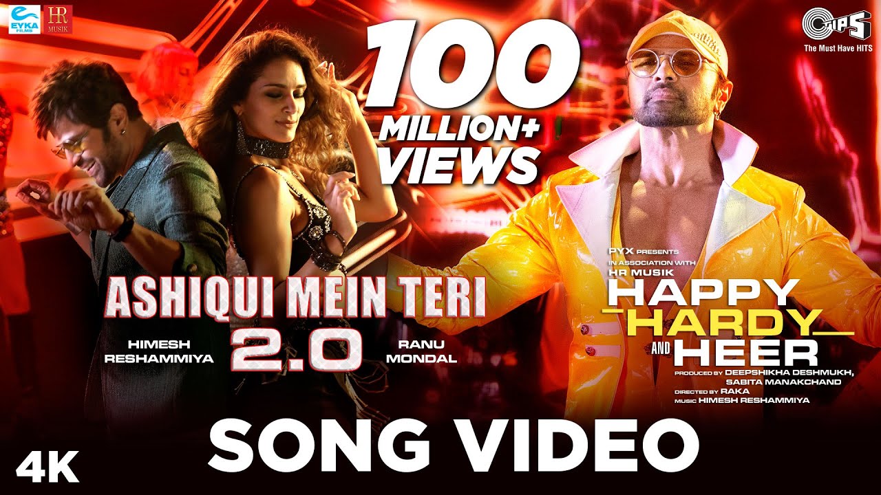 Ashiqui Mein Teri 2.0 Lyrics | Happy Hardy And Heer | Himesh Reshammiya, Sonia Mann | Himesh Reshammiya, Ranu Mondal | Himesh Reshammiya