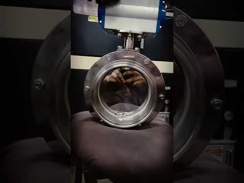 Pharma Butterfly Valve With Pneumatic Actuator