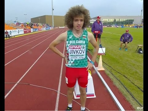 Vesselin Jivkov, BUL - 200m Heat 4, European Athletics U18 Championships, Györ Hugary