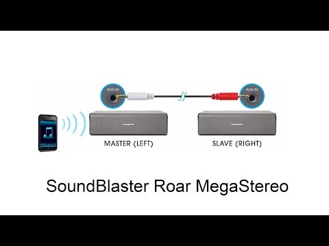 Creative MegaStereo Cable for Soundblaster Roar SR20 - audiotest and demo