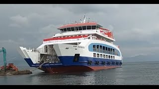 preview picture of video 'Launched of KMP Ihan Batak a cruise ferry for Lake Toba at DBN shipyard'