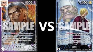 One Piece TCG [ BP King vs UP Sanji ] - The Animal Kingdom Pirates are back!!!