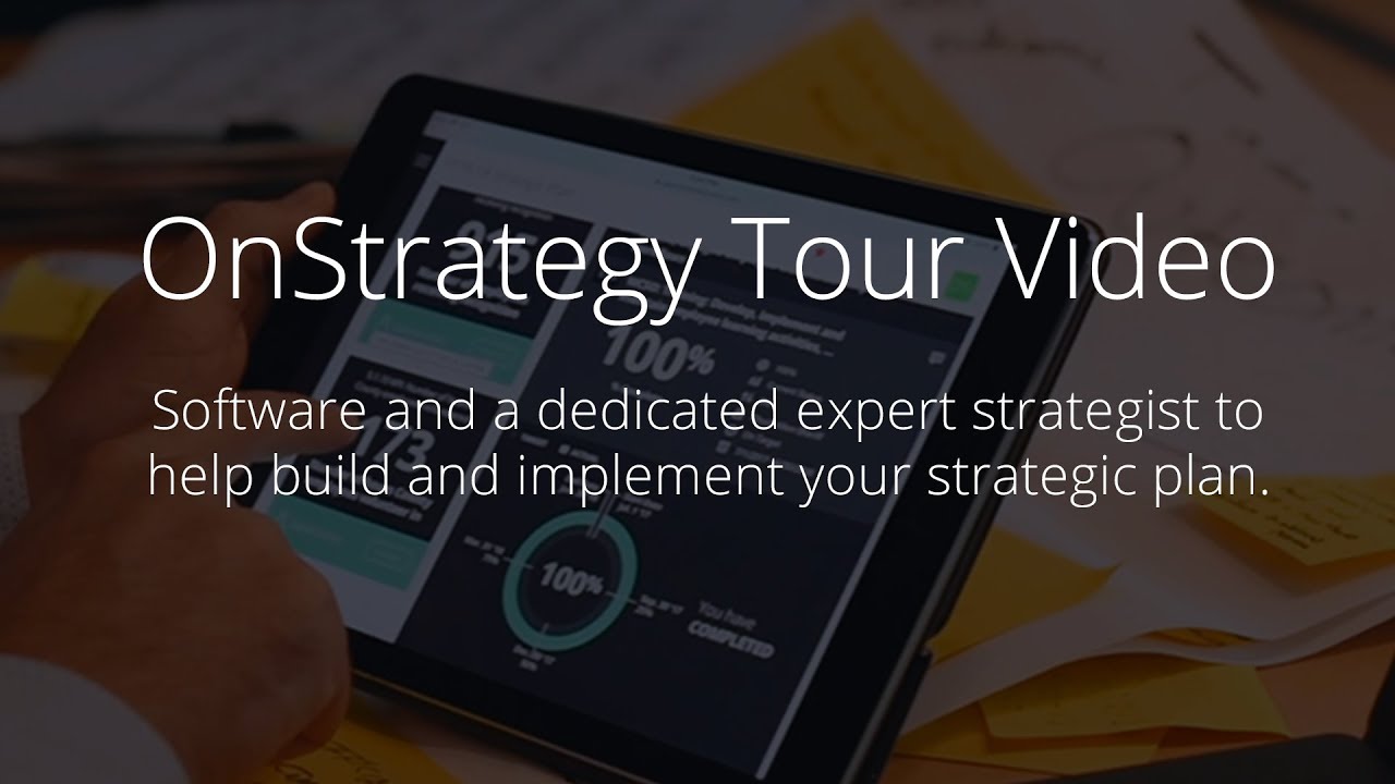 Strategic Planning Software Video Tour  I  OnStrategy