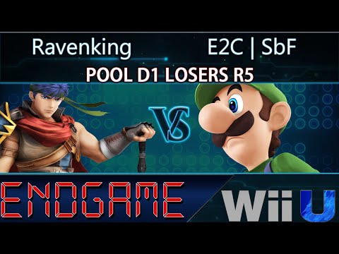 Endgame POOL D1 LOSERS R5 - Ravenking (Ike) vs E2C | StarbasedFruit (Luigi, Diddy Kong)