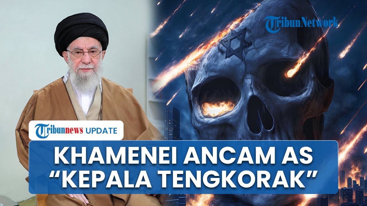 Tak Gentar! Ali Khamenei Muncul dengan 'Kepala Tengkorak' seusai AS Serang Iran: Hukuman Dimulai