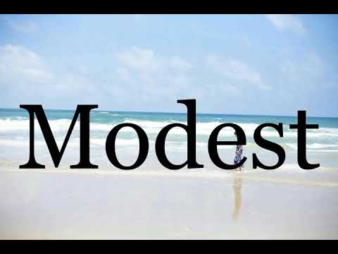 How To Pronounce Modest🌈🌈🌈🌈🌈🌈Pronunciation Of Modest