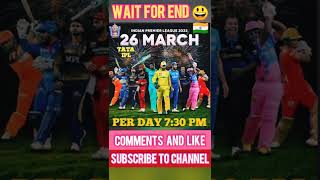 IPL 2022 STARTED IN 26 MARCH 2022 CSK vs KKR #IPL2022Mega auction #Cricket #shorts # cricket tik tok