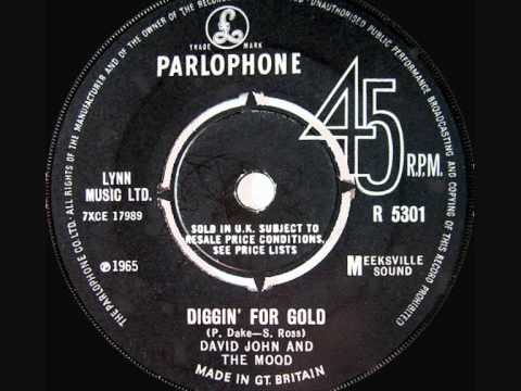 David John & The Mood (Joe Meek) - Diggin' For Gold - 1965 45rpm