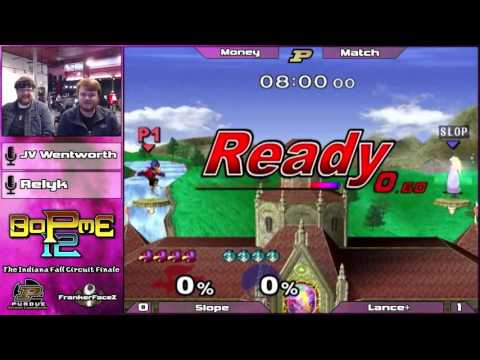 BoPME 12 Melee - LanceinthePants (Falco) vs. Slope (Peach) Winners Round 1
