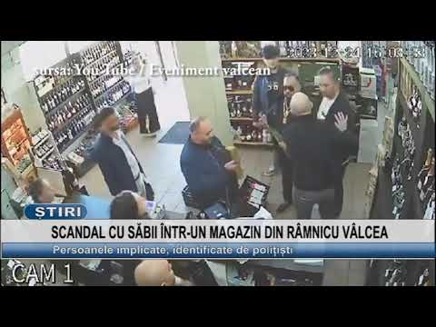 SCANDAL CU SABII INTR UN MAGAZIN DIN RAMNICU VALCEA