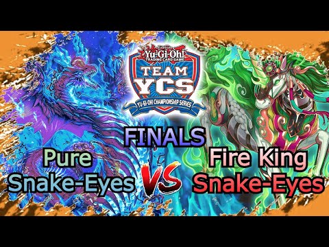 Yugioh YCS Vegas Finals 3v3 Pure Snake Eyes Vs Fire King Snake Eyes