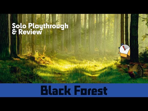Black Forest - Solo Board Game Playthrough & Re