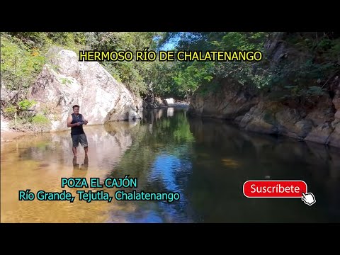 Chalatenango y Sus Tesoros Naturaleza, Poza El Cajón Rio Grande En Tejutla, Chalatenango, SALVADOR.